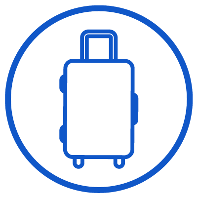 Paid time off and vacation icon